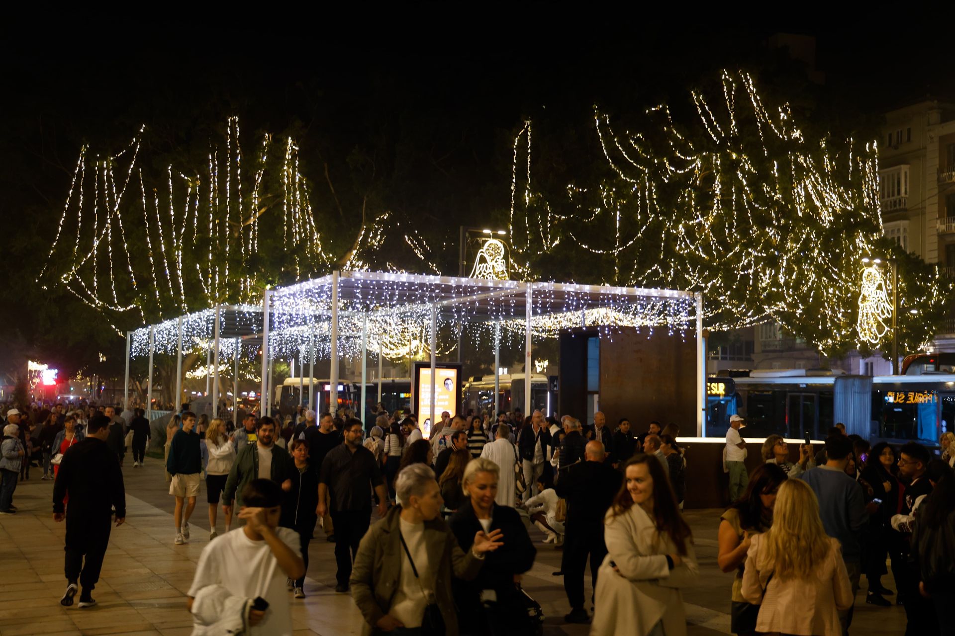 Malaga&#039;s big Christmas switch-on - in pictures